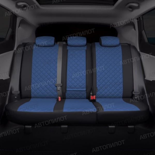 Чехлы Автопилот Экокожа Ромб на SsangYong Rexton 2012-2017 г.в.