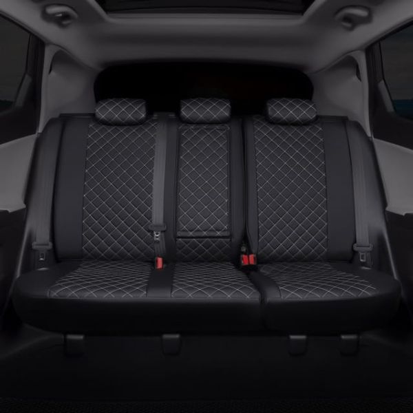 Чехлы Автопилот Экокожа Ромб на SsangYong Rexton 2012-2017 г.в.