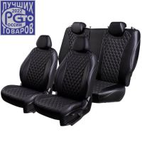 Чехлы Премиум Экокожа Байрон Ромб на ВАЗ 2107 (1982-2012)