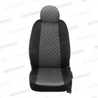 Чехлы Автопилот Алькантара Ромб на Nissan Sentra 7 (B17) 2012-2017 г.в.