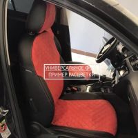 Чехлы Автопилот Алькантара Ромб на Nissan Sentra 7 (B17) 2012-2017 г.в.